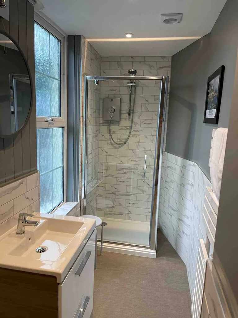 Bathroom with shower