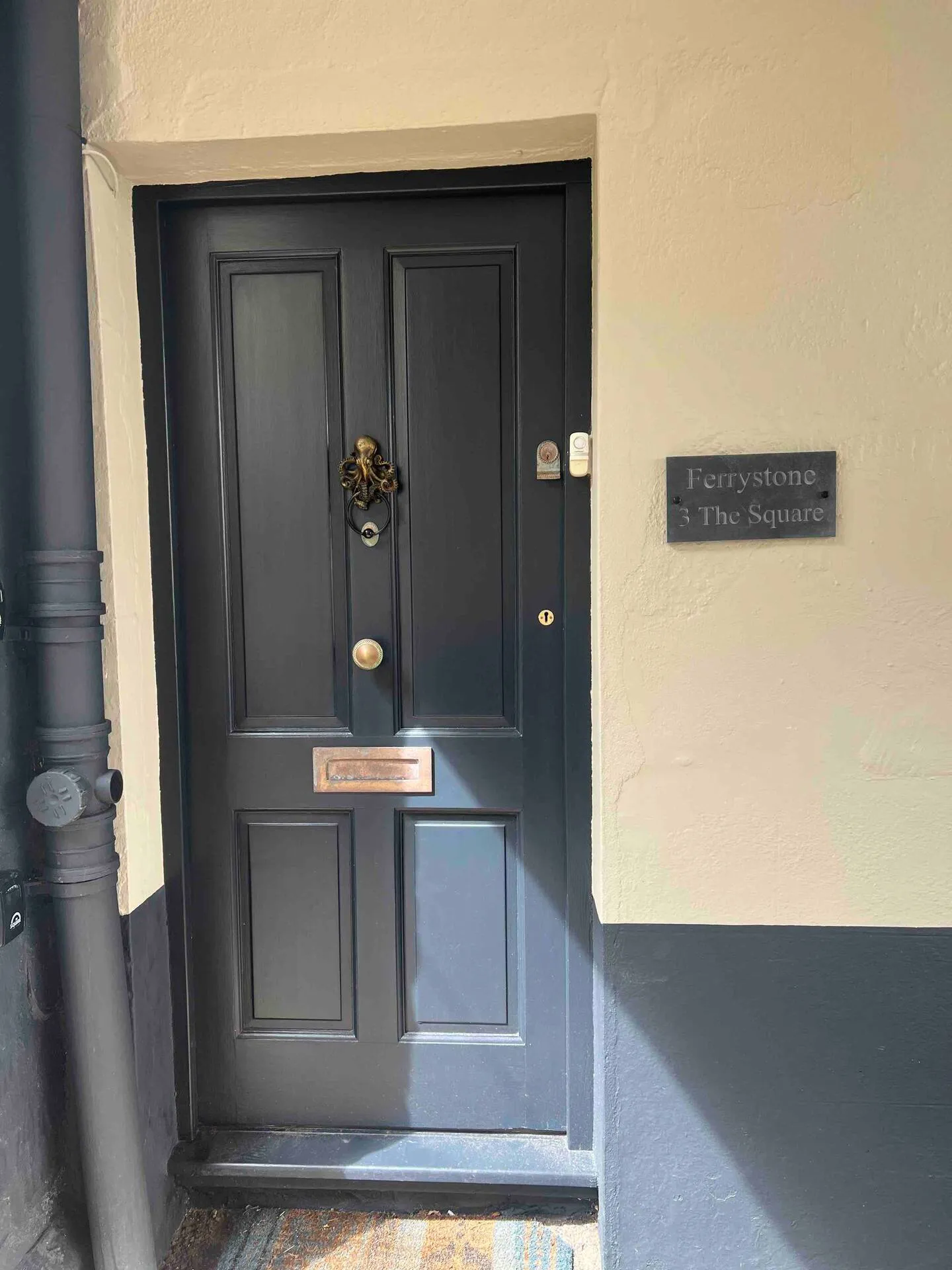 Front door to Ferrystone, Kingswear holiday rental