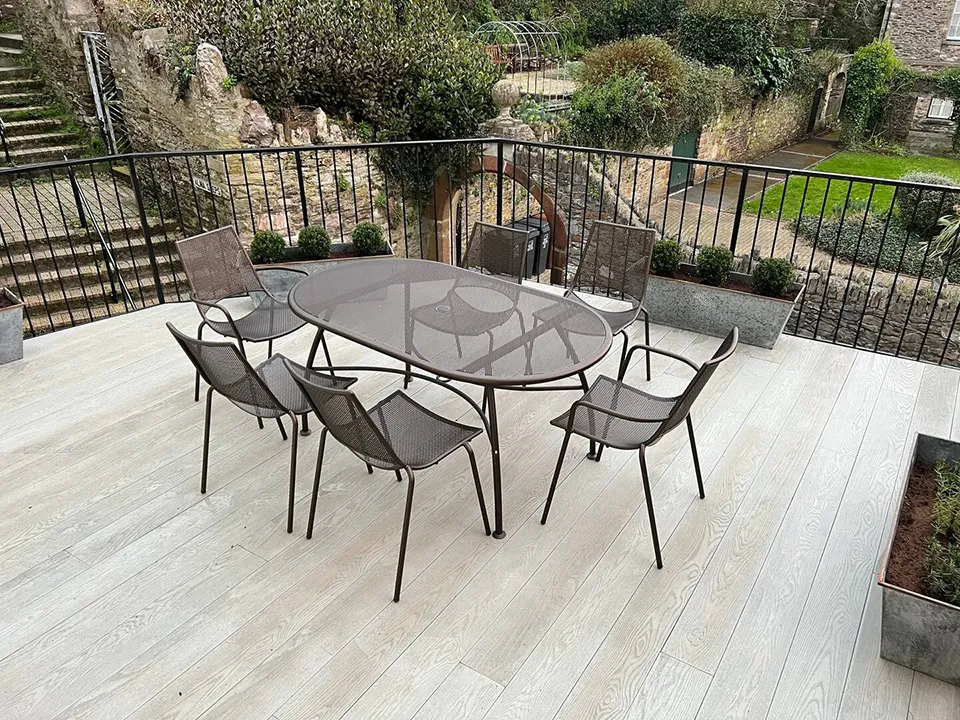South facing sun terrace